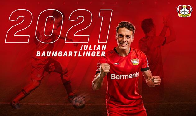 Юлиан Баумгартлингер, twitter.com/bayer04_en 