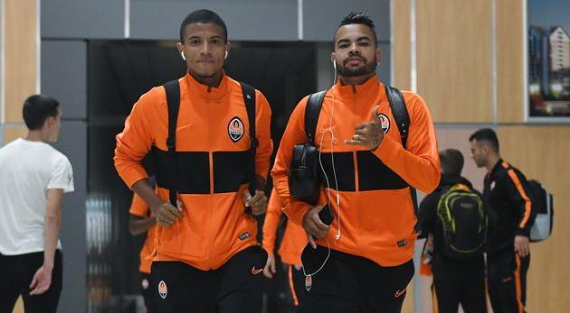 Маркиньос Сиприано (слева), фото ФК Шахтер Донецк