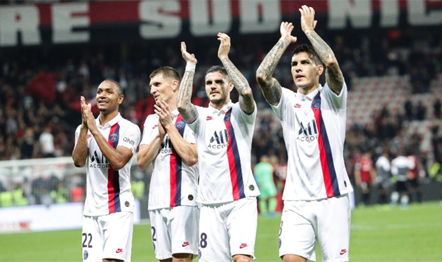 ПСЖ празднует победу, фото: Paris Saint-Germain