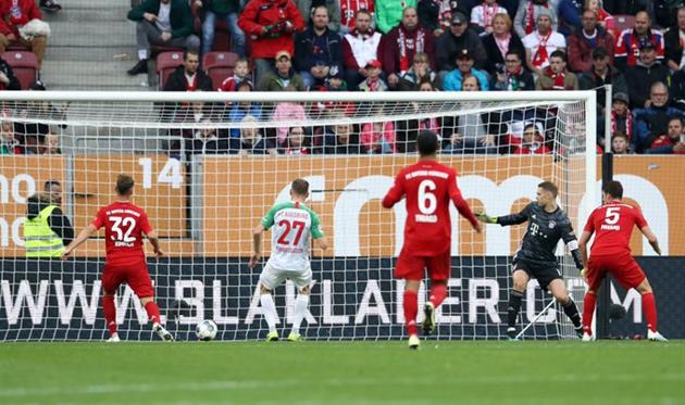 Аугсбург - Бавария, twitter.com/FCBayern 