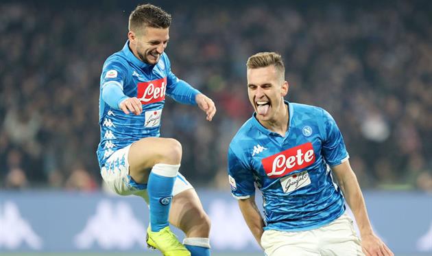 Дрис Мертенс и Аркадиуш Милик, Getty Images