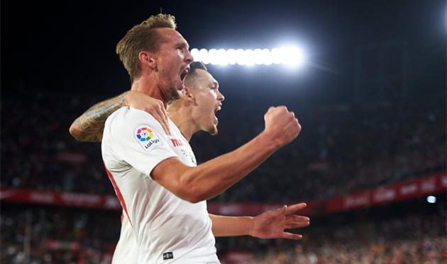 Севилья празднует победу, Sevilla FC