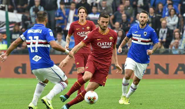 Брайан Кристанте в матче с Сампдорией, Getty Images