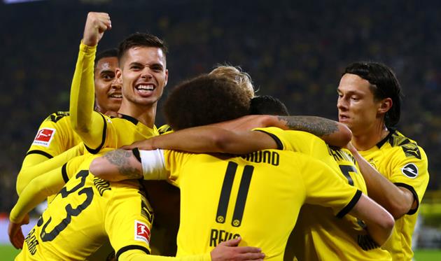 радость игроков Боруссии, getty images