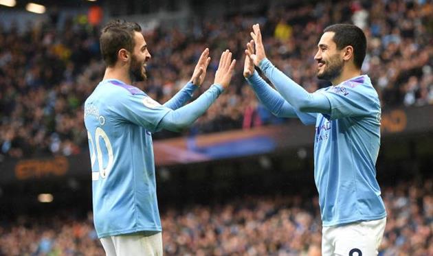 бернарду Силва и Илкай Гюнжоган, getty images