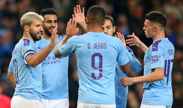 РАДОСТЬ ИГРОКОВ МАНЧЕСТЕР СИТИ, ФОТО GETTY IMAGES