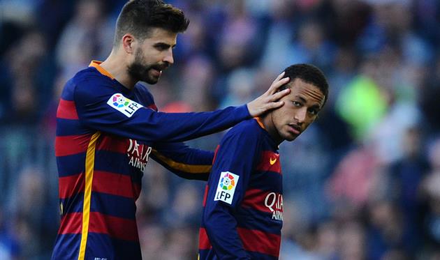 Жерар Пике и Неймар, Getty Images