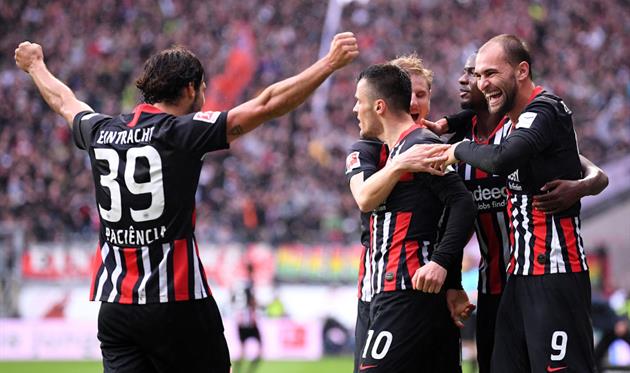 Игроки Айнтрахта, getty images