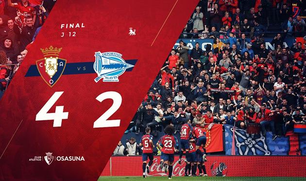 Осасуна - Алавес, twitter.com/CAOsasuna 