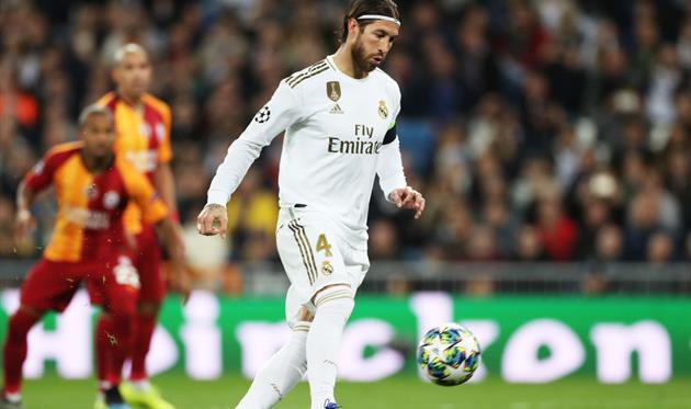 Гол Серхио Рамоса в ворота Галатасарая, Getty Images