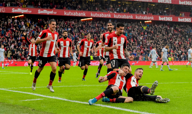 Атлетик празднует победу над Леванте, Athletic Club