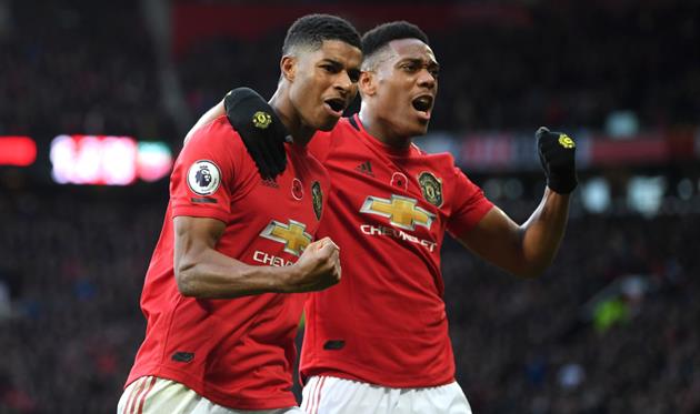Маркус Рашфорд и Антони Мартиаль, Getty Images