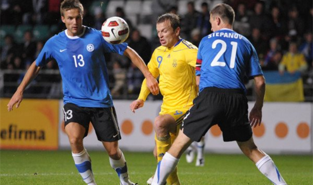 Украина - Эстония, фото: AP