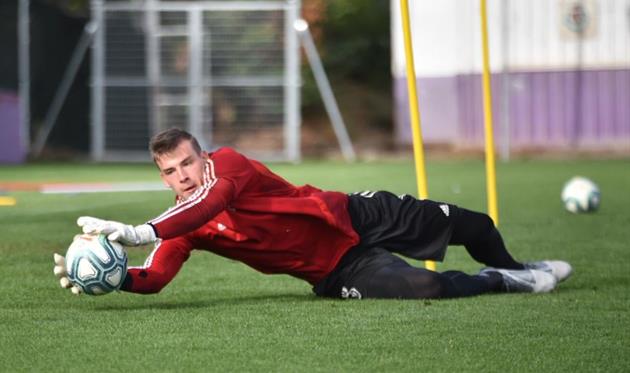 Андрей Лунин, photo Real Valladolid CF