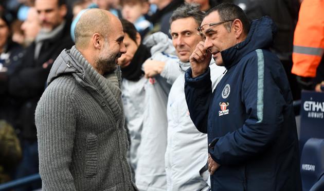 Хосеп Гвардиола и Маурицио Сарри, Getty Images