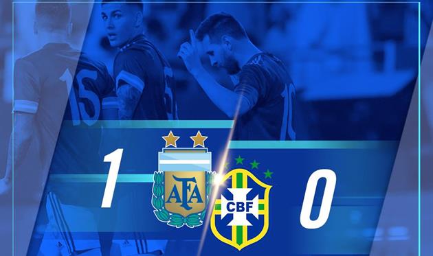 Аргентина минимально обыграла Бразилию в товарищеском матче