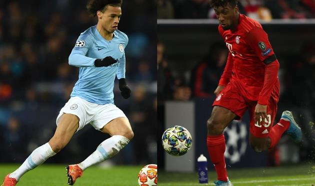 Лерой Сане и Кингсли Коман, Getty Images