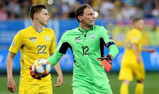 Матвиенко, Пятов, фото: УАФ 