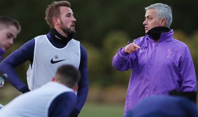 Харри Кейн и Жозе Моуриньо, фото ФК Тоттенхэм