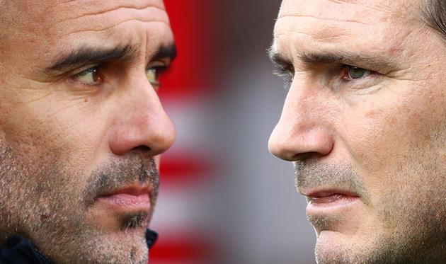 Пеп Гвардиола и Фрэнк Лампард, Getty Images