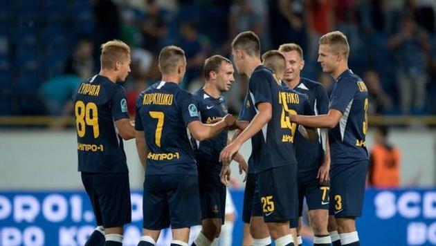 Радость игроков СК Днепр-1, фото СК Днепр-1