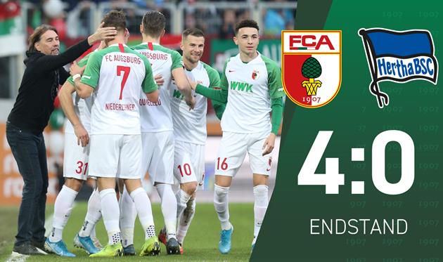 Аугсбург - Герта, twitter.com/FCAugsburg