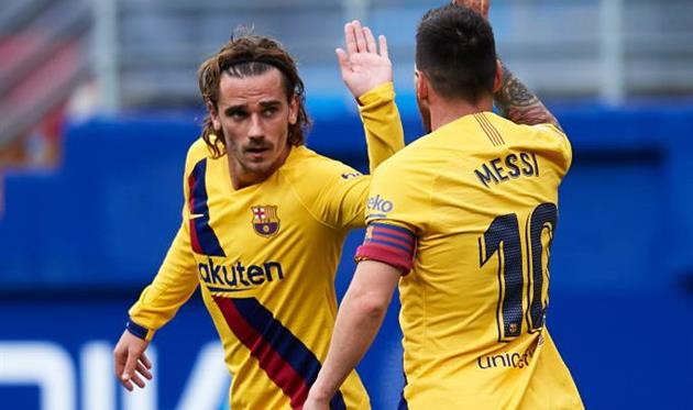 Гризманн и Месси, getty images