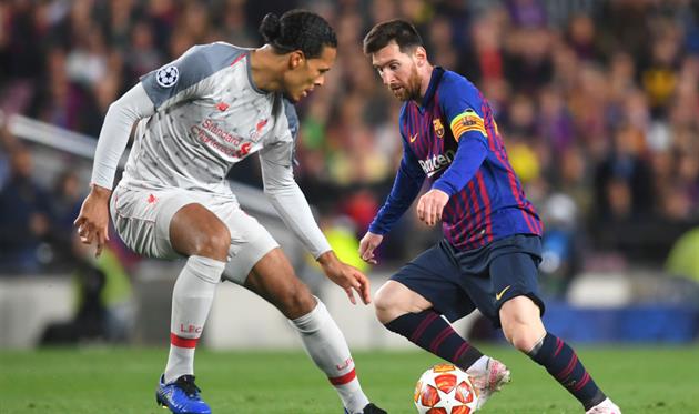 Вирджил ван Дейк и Лионель Месси, Getty Images