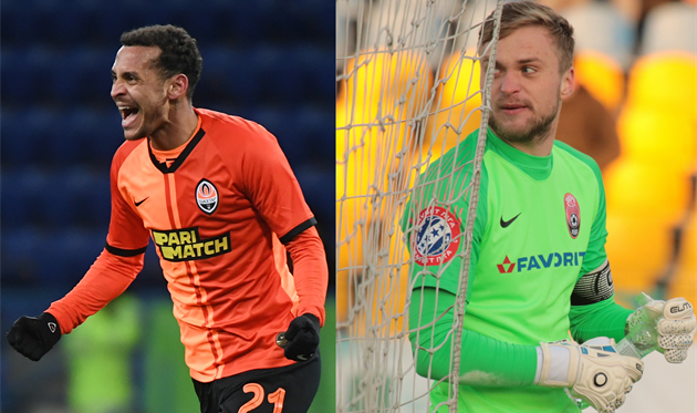 Алан Патрик и Никита Шевченко, фото Football.ua/ФК Шахтер/ФК Александрия