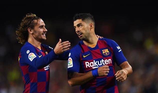 Антуан Гризманн и Луис Суарес, Getty Images