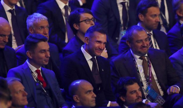 Андрей Шевченко и Андрей Павелко, getty images