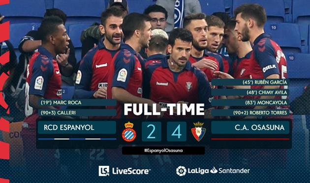 Эспаньол – Осасуна, twitter.com/LaLigaEN