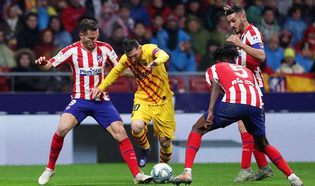 Сауль против Месси (слева), getty images