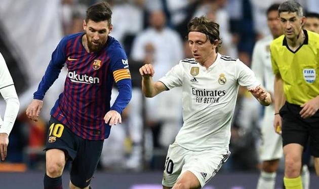 Модрич против Месси, getty images