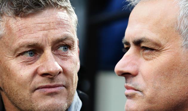 Оле-Гуннар Сослкьяер и Жозе Моуриньо, Getty Images