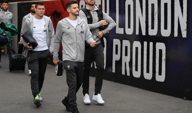 Адам Лаллана (на переднем плане), Getty Images