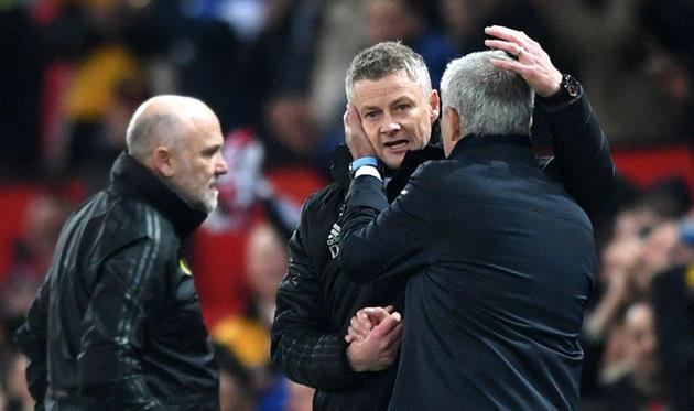 Солскьяер и Моуриньо, Getty Images  