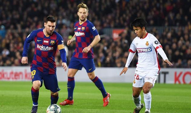 Лионель Месси, Иван Ракитич и Такефуса Кубо могли бы играть в одной команде, Getty Images