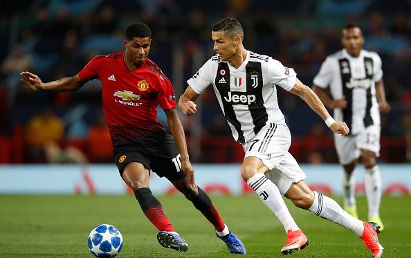 Маркус Рашфорд и Криштиану Роналду, Getty Images