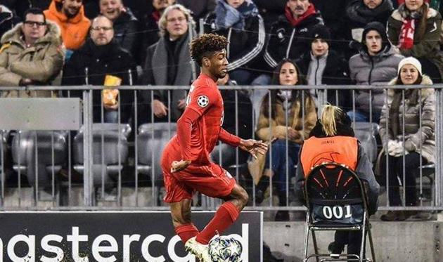 Кингсли Коман в момент травмы