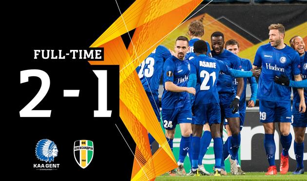 ГЕНТ — АЛЕКСАНДРИЯ, TWITTER.COM/KAAGENT 