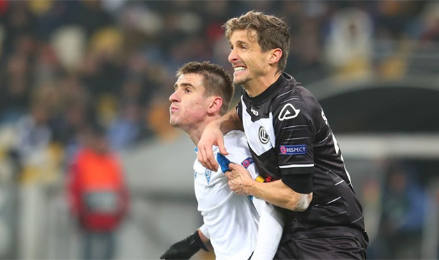 Артем Беседин (слева), ФК Динамо 