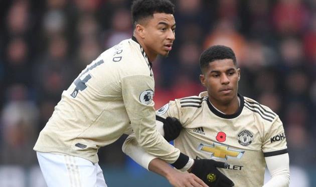 Лингард и Рашфорд, getty images