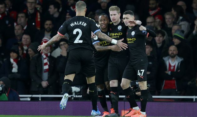 манчестер сити разобрался с арсеналом, getty images