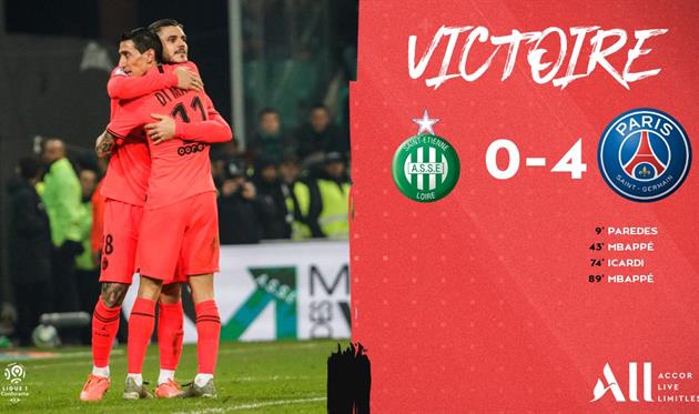 Сент-Этьенн - ПСЖ, twitter.com/PSG_inside 