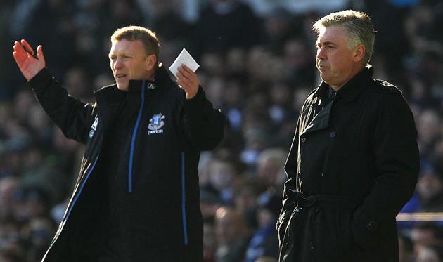 Анчелотти (справа) и Мойес, Getty Images