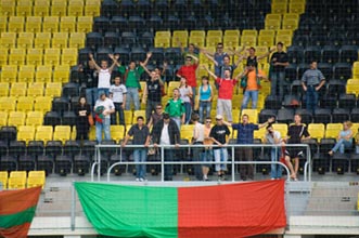 Такой вот фан-сектор у Тирасполя