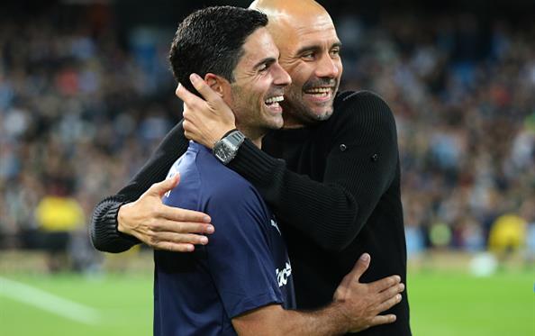 Микель Артета и Хосеп Гвардиола, Getty Images