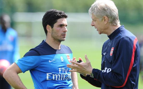 Микель Артета и Арсен Венгер, getty images