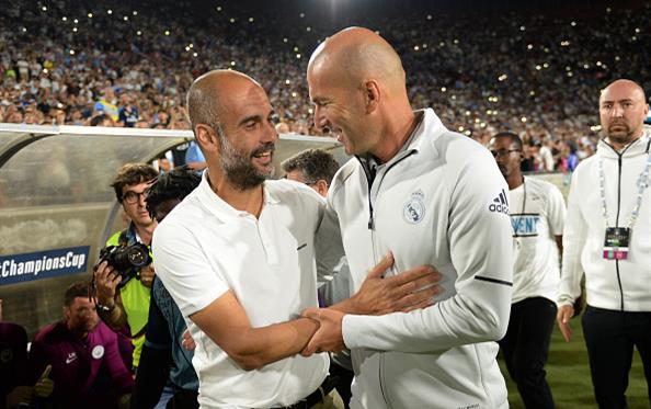 Хосеп Гвардиола и Зинедин Зидан, Getty Images
